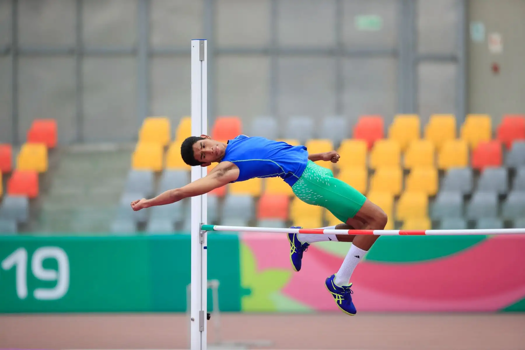 Competencia de salto alto varones durante los Juegos Deportivos Escolares Nacionales.


Foto: Andina/Juan Carlos Guzmán Negrini