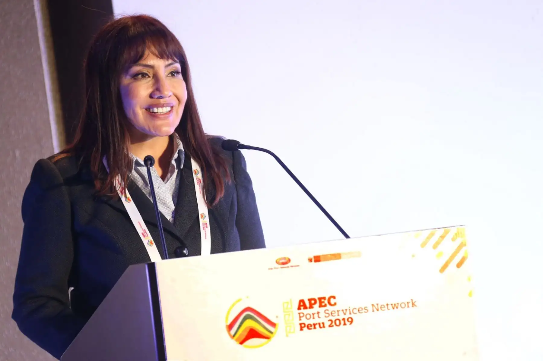 Ministra de Transportes y Comunicaciones, María Jara Risco. Foto: Cortesía.