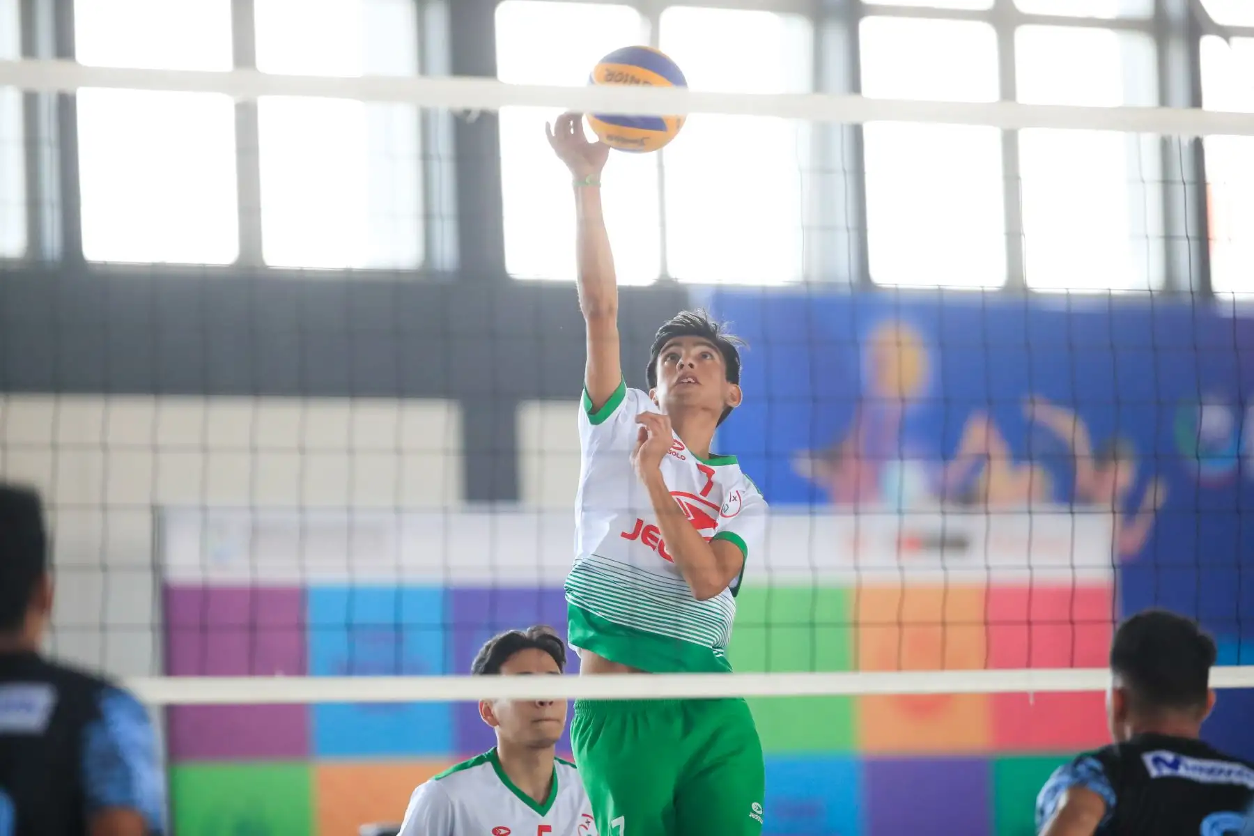 Voley Varones en el marco de los Juegos Deportivos Escolares Nacionales 2019 sede Ate.    


Foto: Andina/Juan Carlos Guzmán Negrini