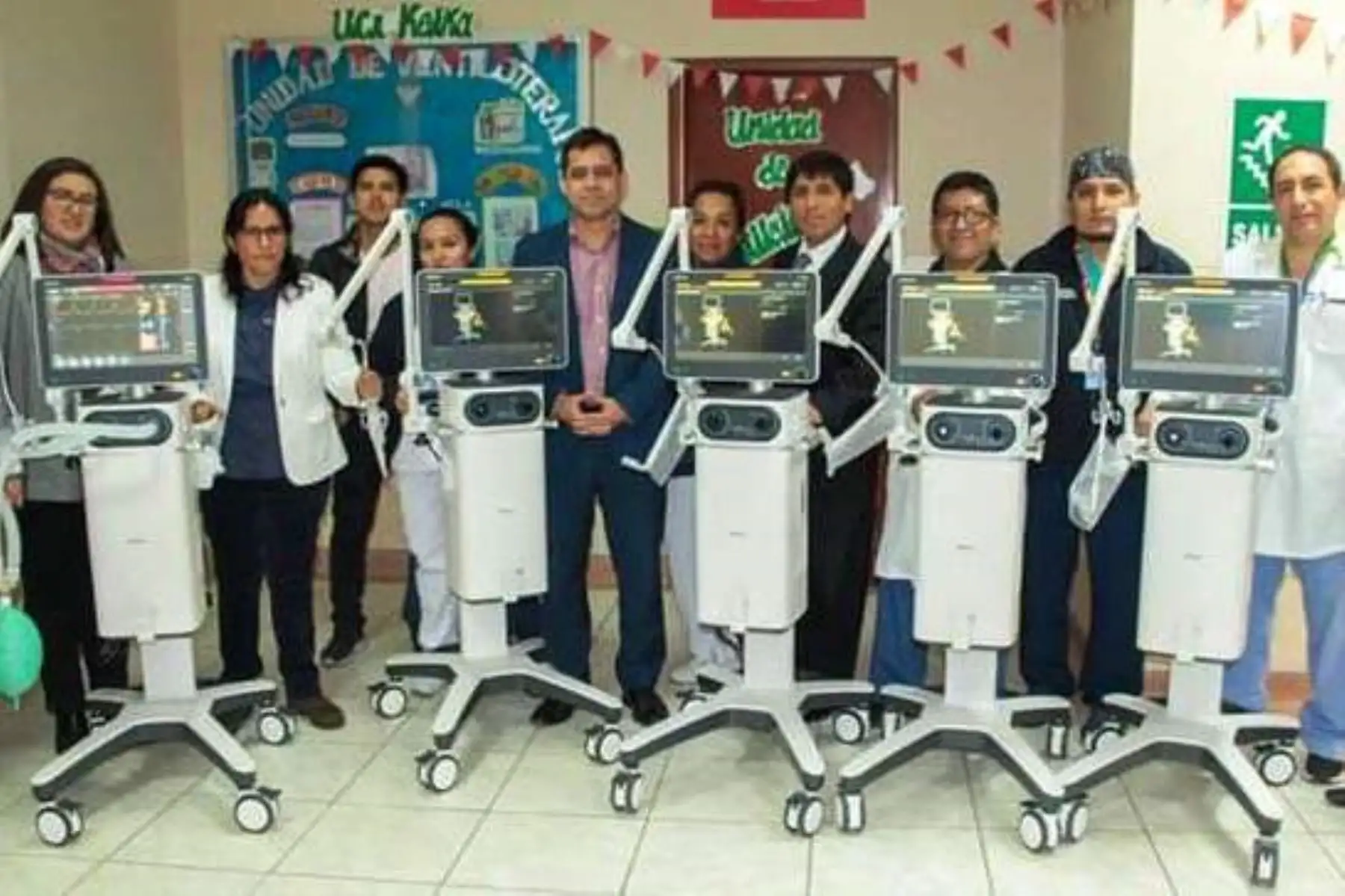 Hospital Dos de Mayo adquiere ventiladores inteligentes para atención de adultos y niños. Foto: ANDINA/Difusión.