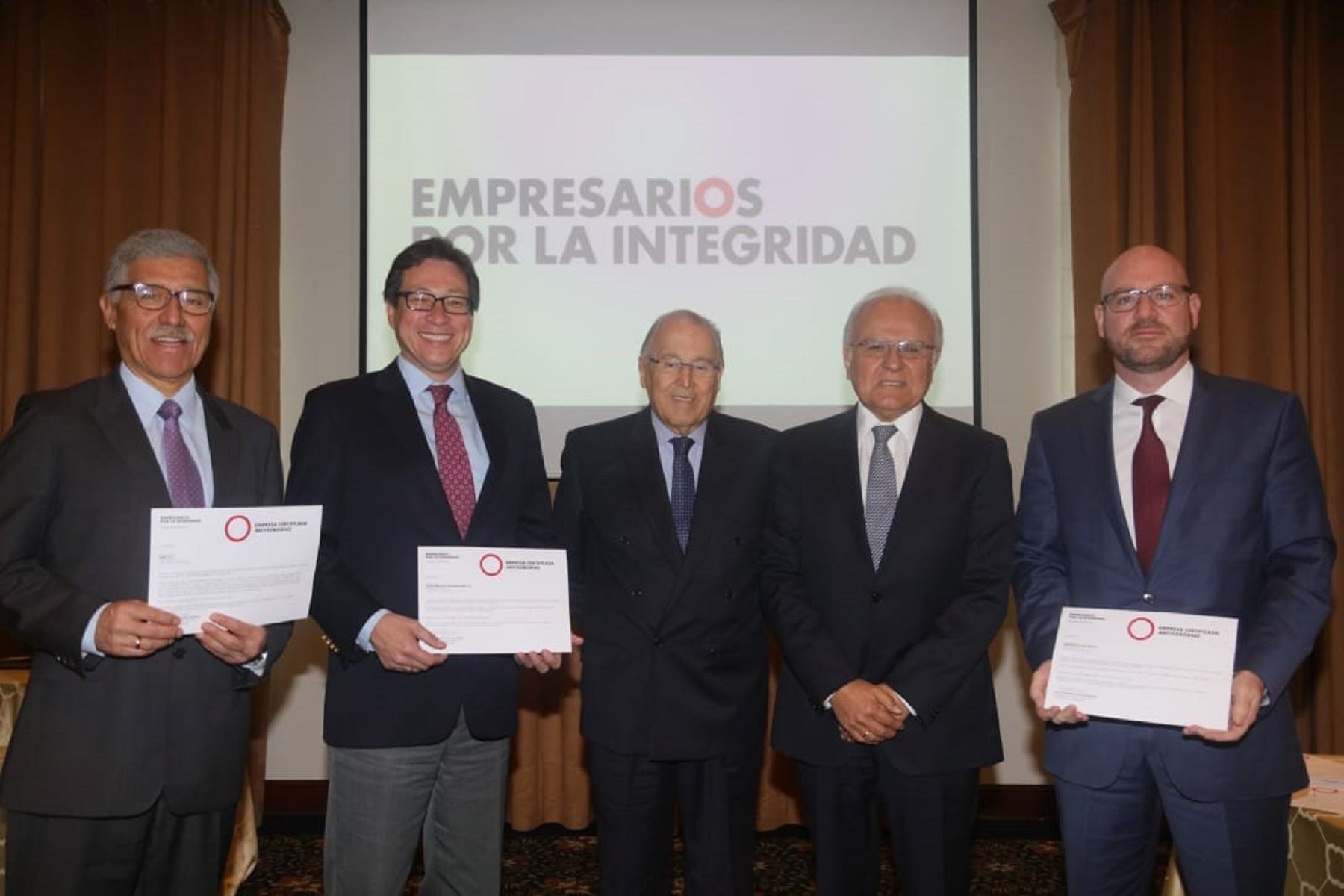Tres empresas peruanas obtienen el certificado antisoborno Foto: Difusión