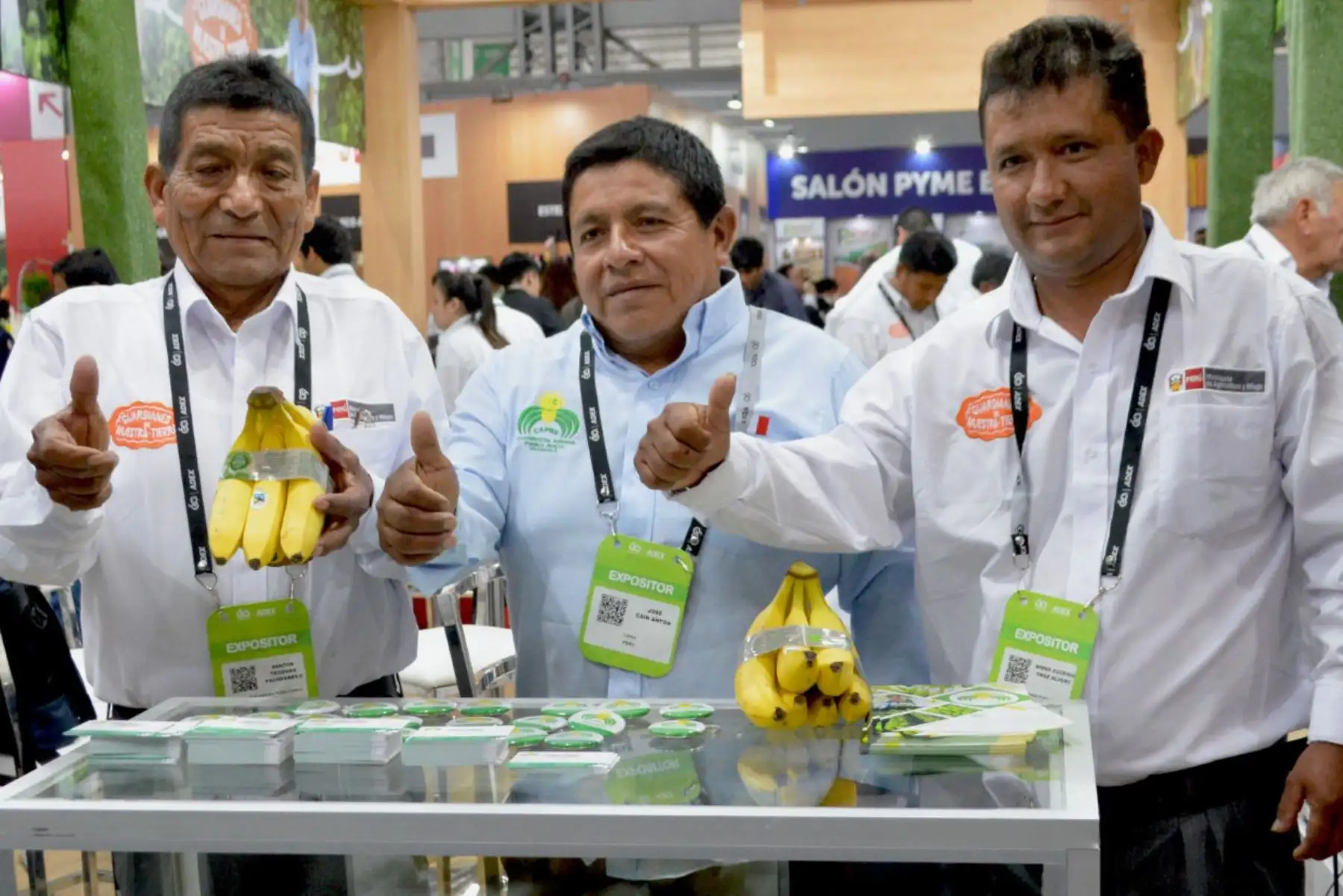 Productores que innovan con banano orgánico y café participan en Expoalimentaria 2019