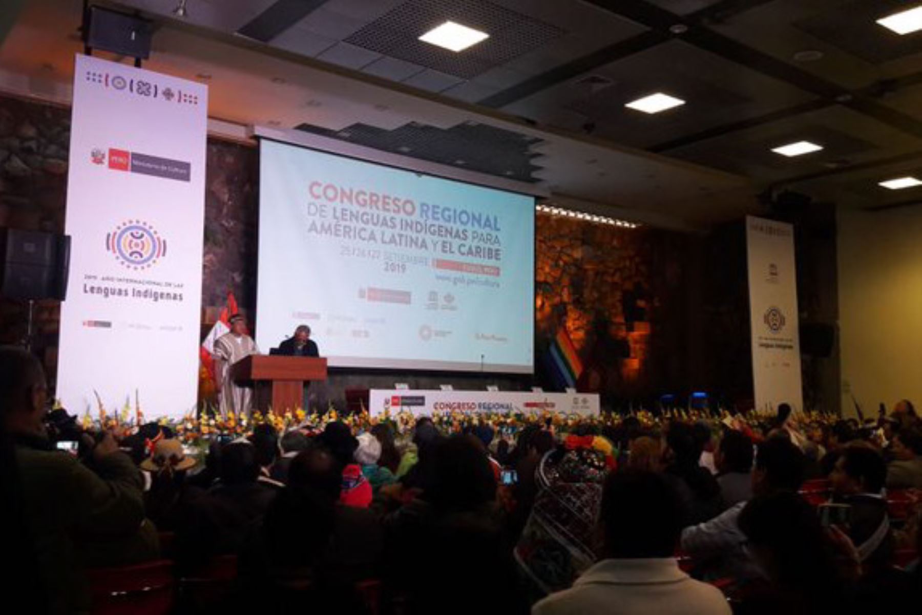 Congreso Regional de Lenguas Indígenas para América Latina y el Caribe 2019, que se realiza en la ciudad de Cusco