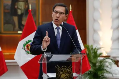 Mensaje a la Nación del Presidente de la República, Martín Vizcarra. Foto: ANDINA/Renato Pajuelo.
