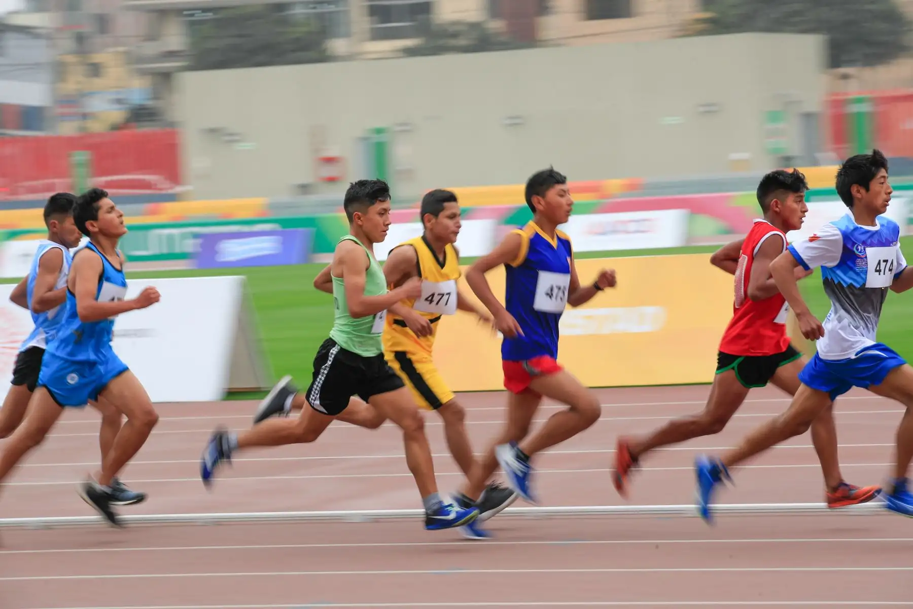 Competencia de 200 mts masculino durante los Juegos Deportivos Escolares Nacionales 2019, sede La Videna.


Foto: Andina/Juan Carlos Guzmán Negrini