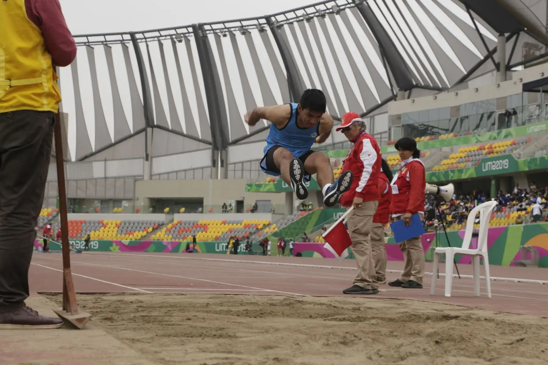 Competencias de Para Atletismo de los JDEN en Estadio de Lima 2019. Foto: ANDINA/MINEDU
