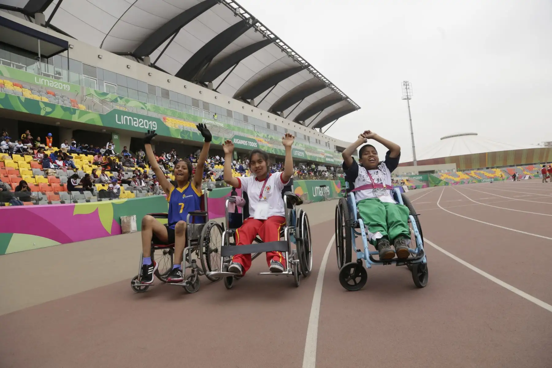 Competencias de Para Atletismo de los JDEN en Estadio de Lima 2019. Foto: ANDINA/MINEDU