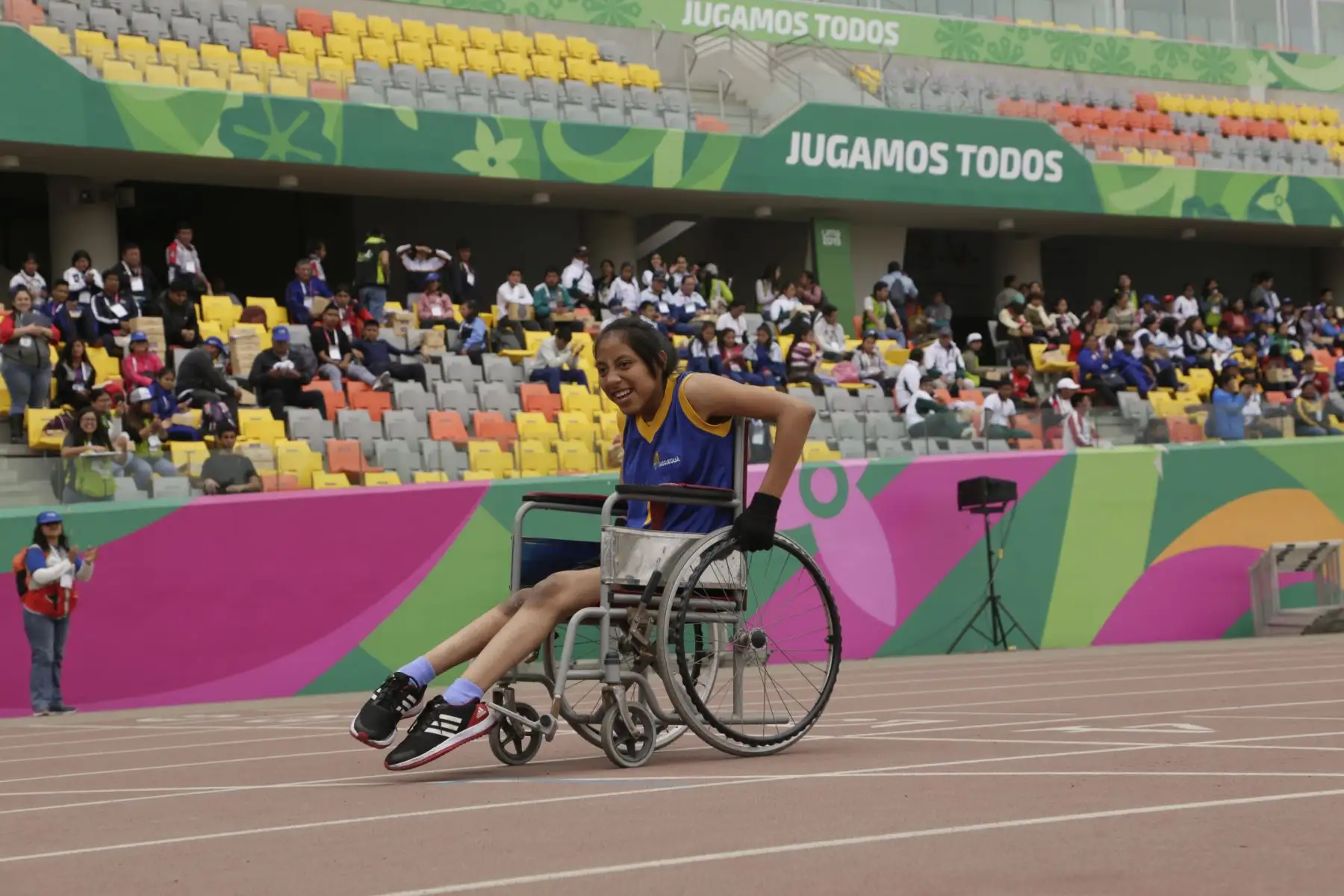 Competencias de Para Atletismo de los JDEN en Estadio de Lima 2019. Foto: ANDINA/MINEDU