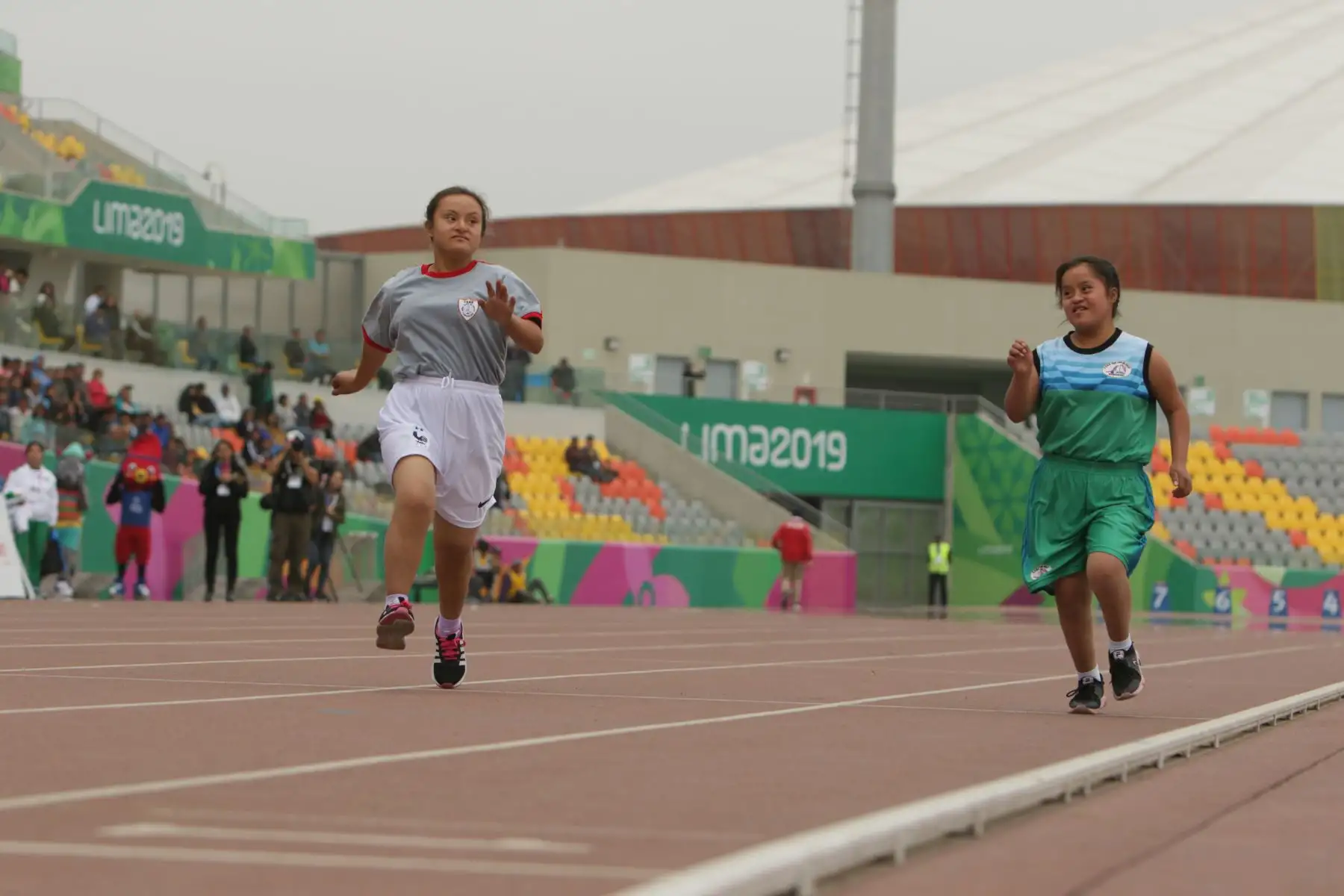 Competencias de Para Atletismo de los JDEN en Estadio de Lima 2019. Foto: ANDINA/MINEDU