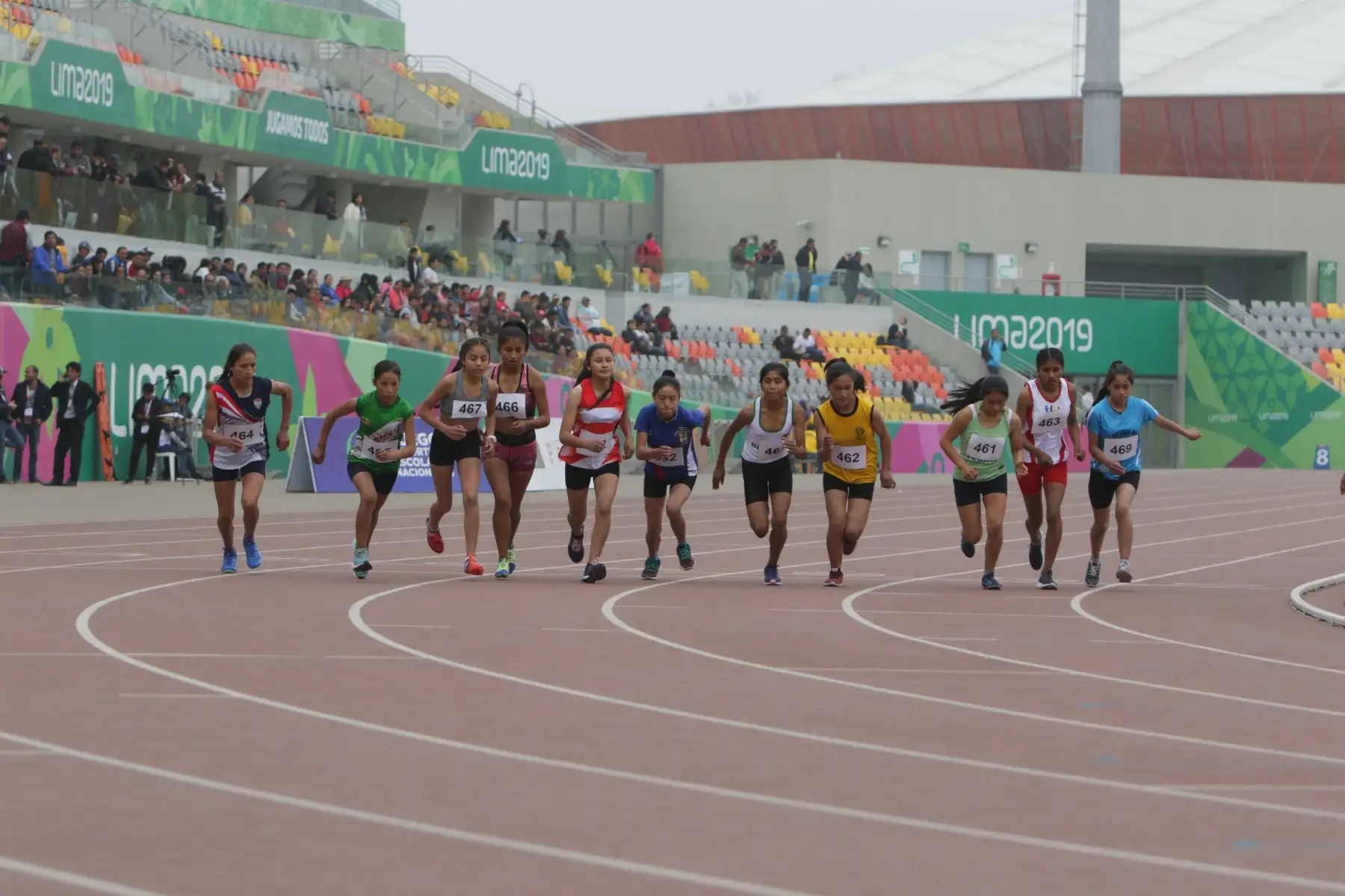 Competencias de Para Atletismo de los JDEN en Estadio de Lima 2019. Foto: ANDINA/MINEDU