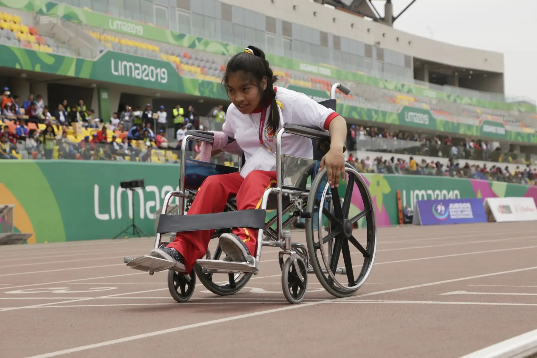 Competencias de Para Atletismo de los JDEN en Estadio de Lima 2019. Foto: ANDINA/MINEDU