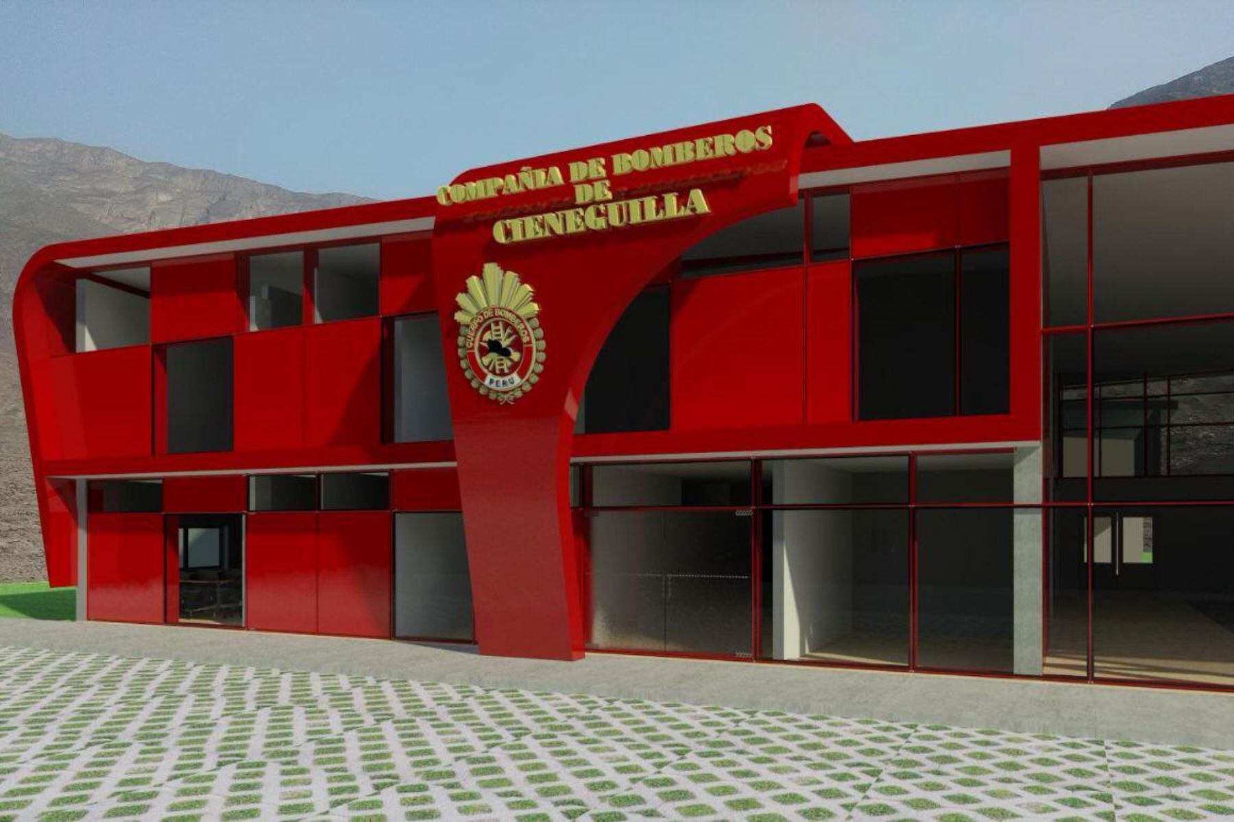 Así será la primera compañía de bomberos del distrito de Cieneguilla. Foto: Andina/Difusión