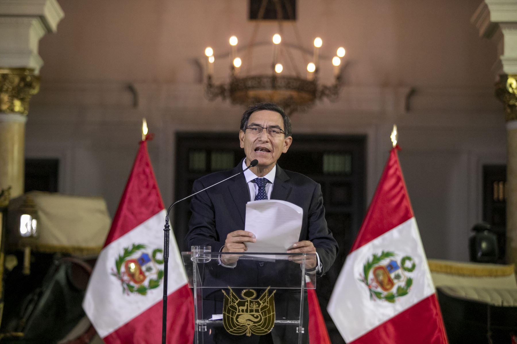 Presidente Vizcarra anuncia disolución constitucional del Congreso