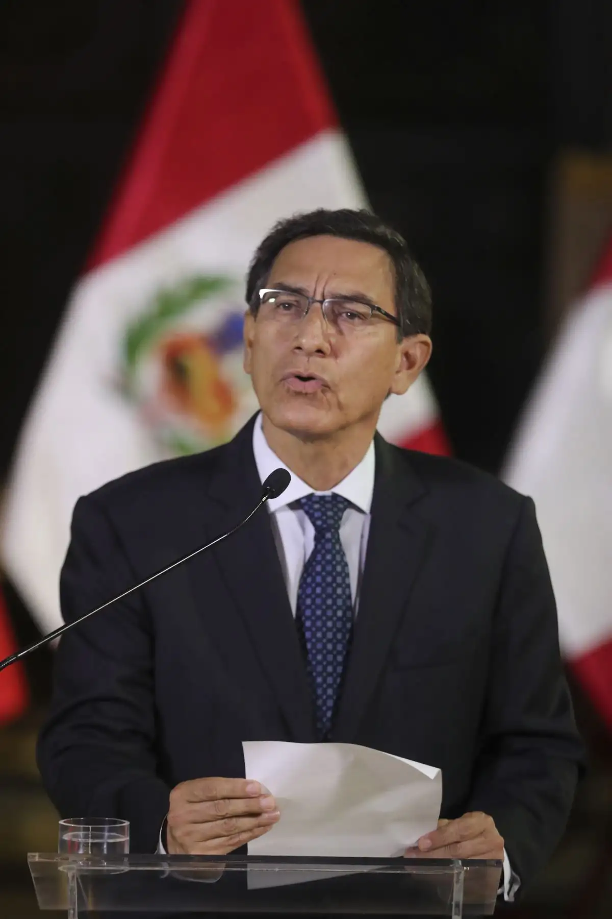 Presidente Vizcarra anuncia disolución constitucional del Congreso. Foto: ANDINA/ Prensa Presidencia
