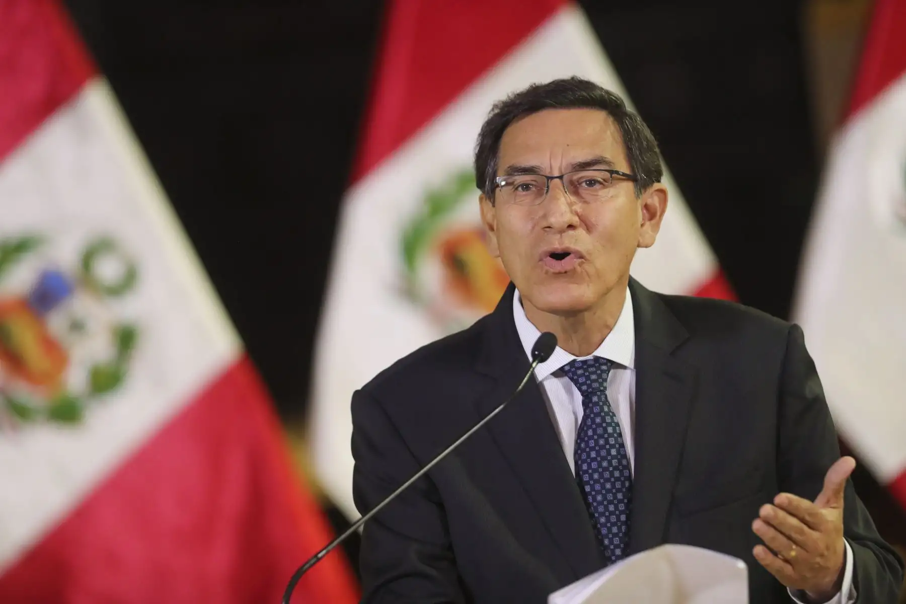 Presidente Vizcarra anuncia disolución constitucional del Congreso. Foto: ANDINA/ Prensa Presidencia