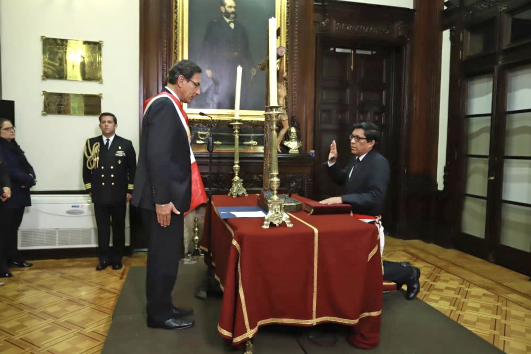 Vicente Zeballos sworn in as new Prime Minister of Peru