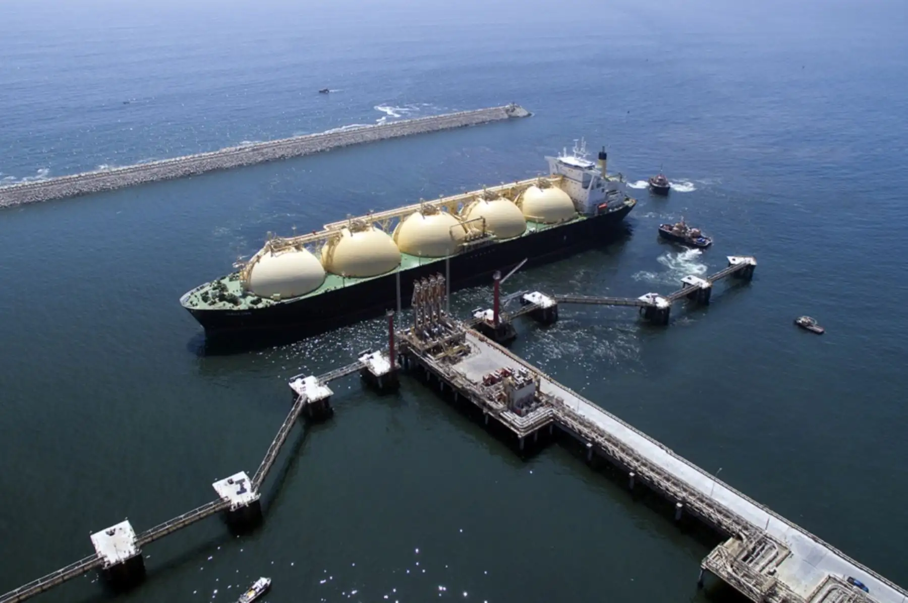Puerto de PERU LNG. Foto: Cortesía.