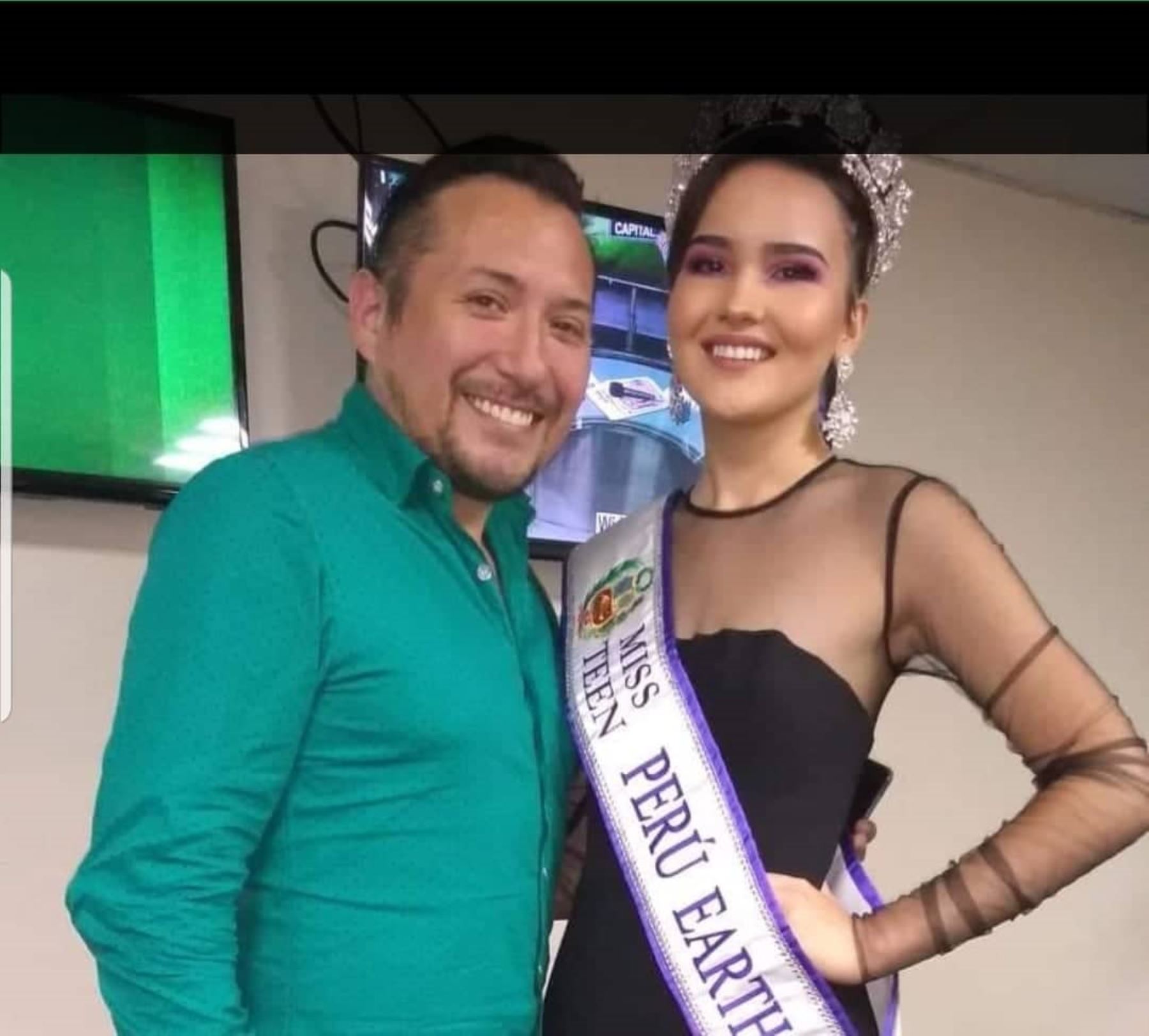 Vivíana Alva Cook la Miss Teen Perú Earth 2019.