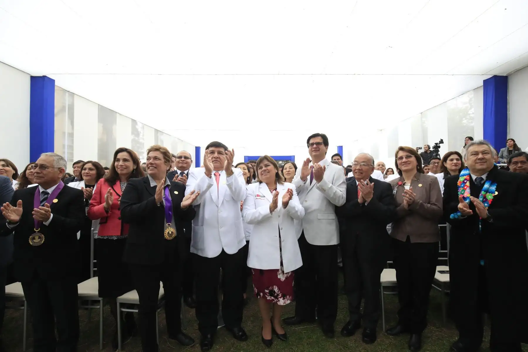 Ministra de Salud, Zulema Tomás Gonzáles encabezó ceremonia por el día de la Medicina Peruana.   

Foto: Andina/Juan Carlos Guzmán Negrini