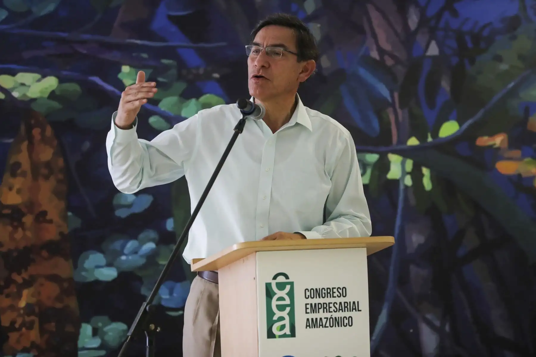 Presidente de la República, Martín Vizcarra participa en el “Primer Congreso Empresarial Amazónico 2019” Foto: ANDINA/ Prensa Presidencia