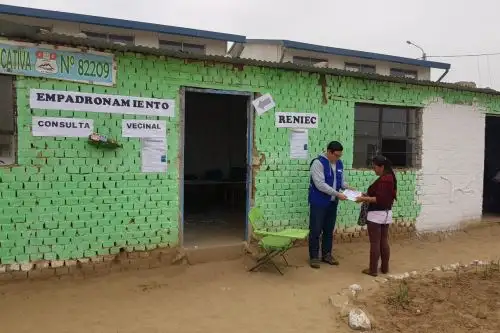 El Reniec empadrona a ciudadanos interesados en participar en la consulta vecinal programada para el 16 de febrero de 2020, mediante la cual se decidirá si se crea el distrito de Alto Trujillo en la provincia de Trujillo.