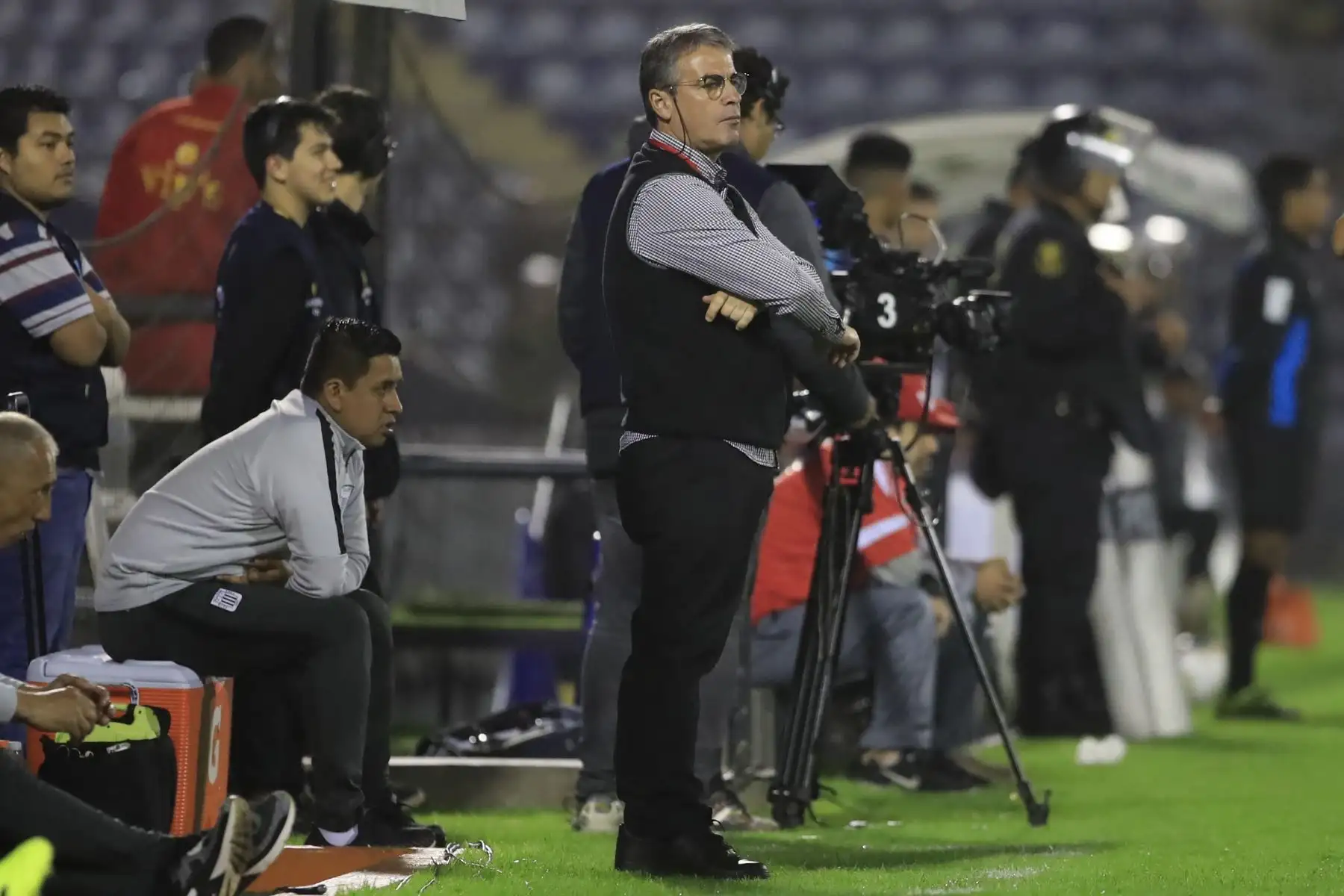 Director Técnico Pablo Bengoechea durante el encuentro entre Alianza Lima y Piratas F.C.      


Foto: Andina/Juan Carlos Guzmán Negrini