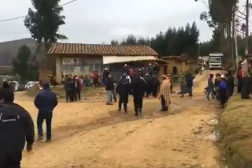 En la zona de Coigobamba, provincia liberteña de Sánchez Carrión, se registró ayer un enfrentamiento entre ronderos y personal de seguridad de una empresa minera.