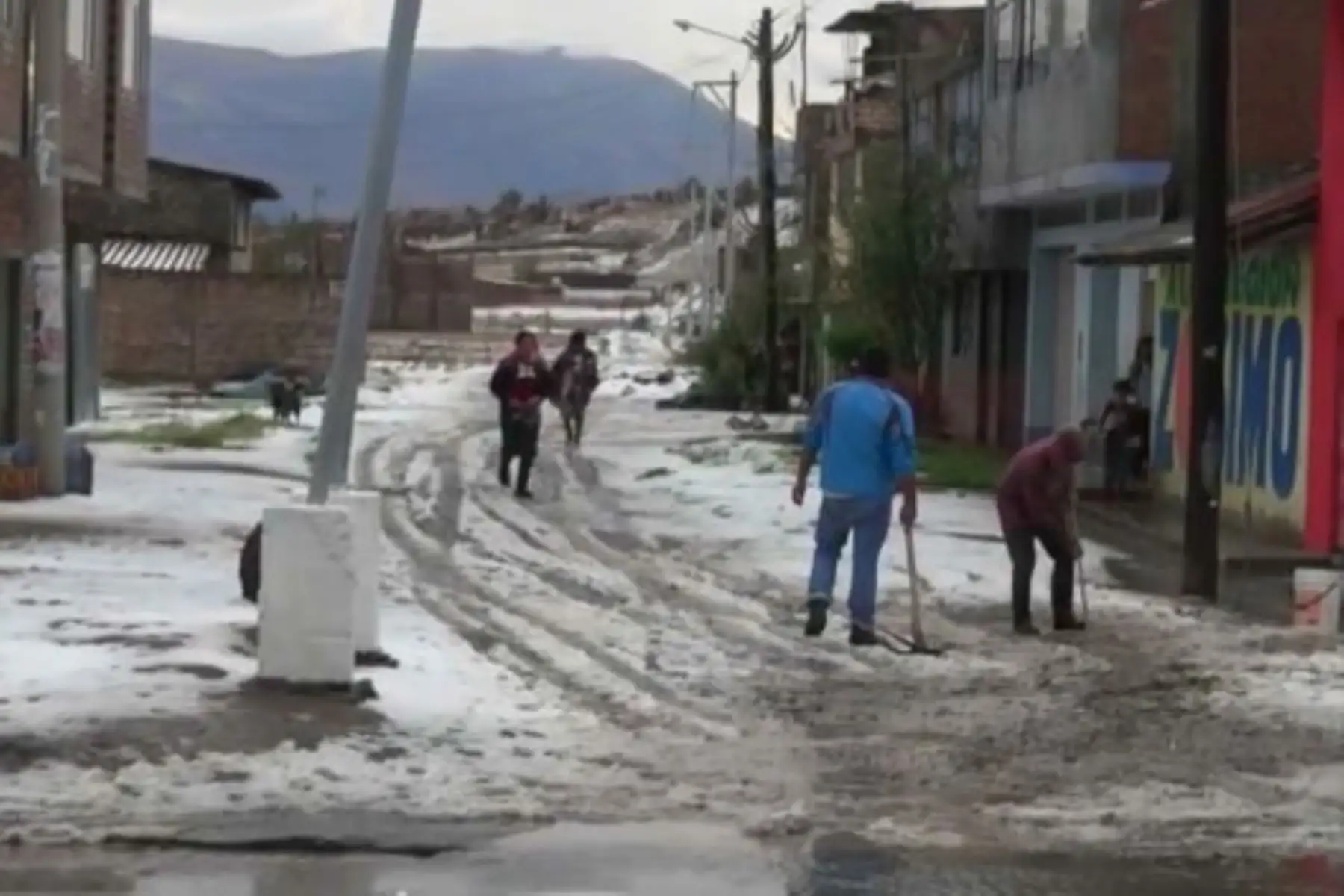 Sierra norte y centro soporta lluvias intensas y granizadas desde hoy hasta el martes 22 de octubre, pronosticó el Senamhi. . Andina/Archivo