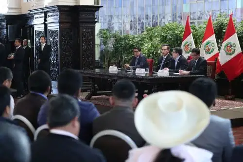Presidente del Consejo de Ministros, Vicente Zeballos.