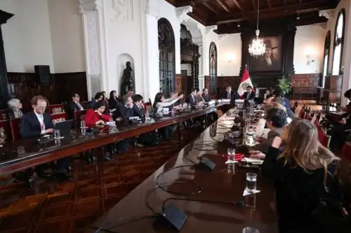 Vicente Zeballos. Consejo de Ministros.