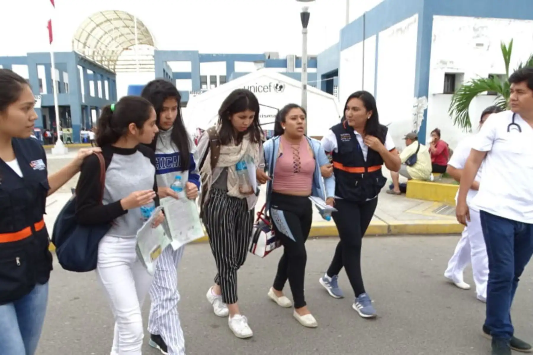 Escolares arribaron al CEBAP Tumbes. Foto: Jahel Yovera