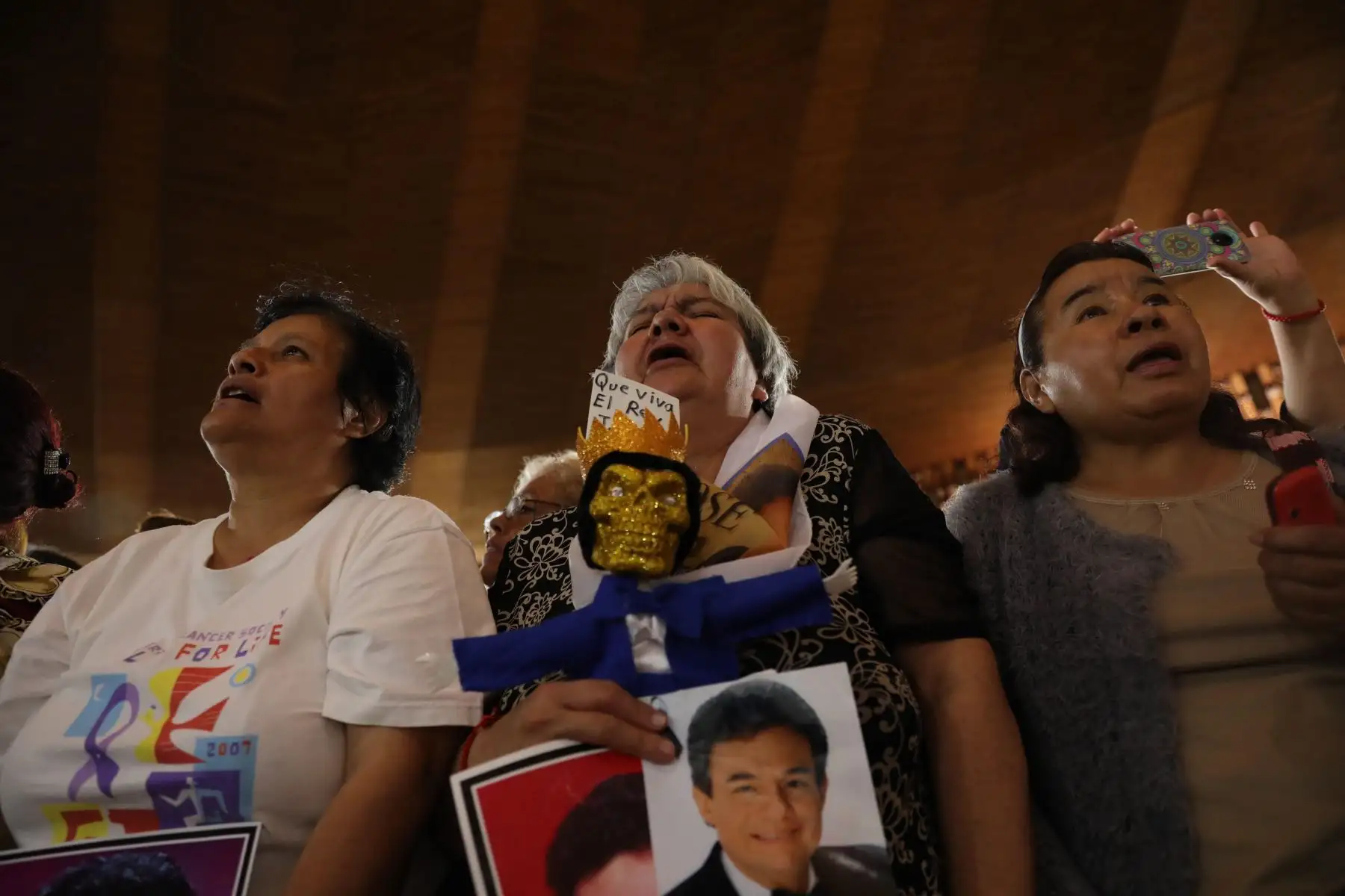 Arribo de los restos del cantante José José a la Basílica de Guadalupe en México. Foto. EFE