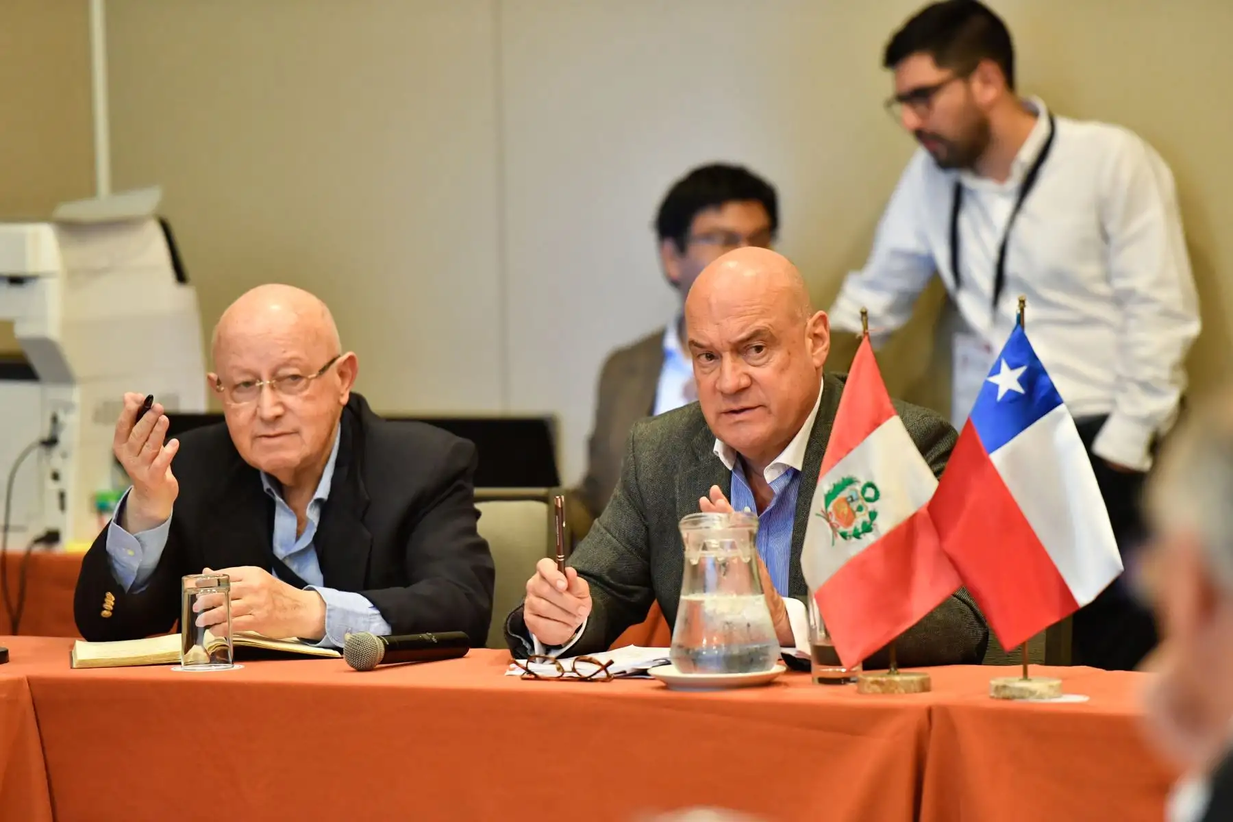 Vicecanciller Jaime Pomareda sostuvo reunión de trabajo con su par de Chile  Carolina Valdivia en el marco de la preparación del   Encuentro Presidencial y III gabinete Binacional Perú -Chile, en Paracas. Foto: ANDINA/MRE