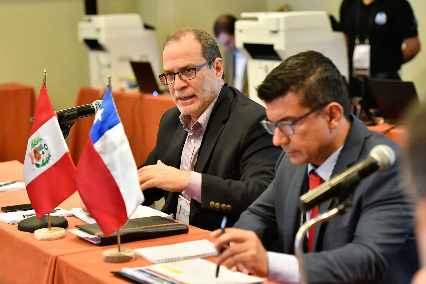 Concluyen las reuniones de los ejes temáticos, lideradas por los vicecancilleres, previas al Encuentro Presidencial y III Gabinete Binacional que se realiza en Paracas.Foto:ANDINA/MRE