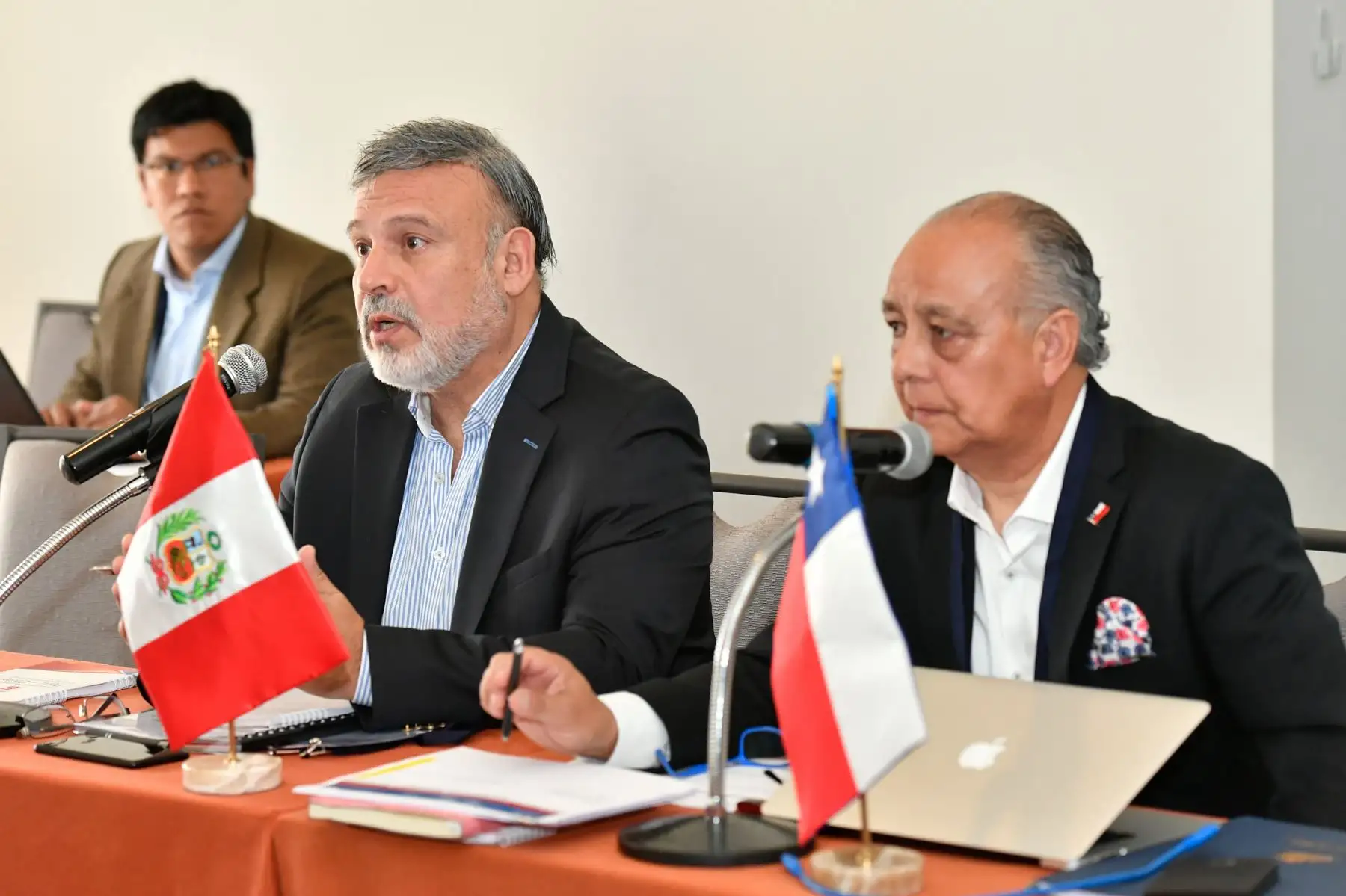 Concluyen las reuniones de los ejes temáticos, lideradas por los vicecancilleres, previas al Encuentro Presidencial y III Gabinete Binacional que se realiza en Paracas.Foto:ANDINA/MRE