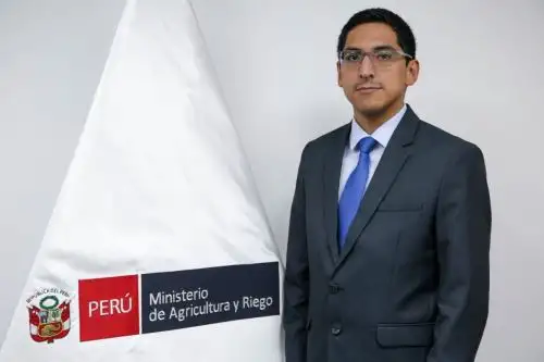 Viceministro de Desarrollo e Infraestructura Agraria y Riego, Carlos Alberto Ynga La Plata.