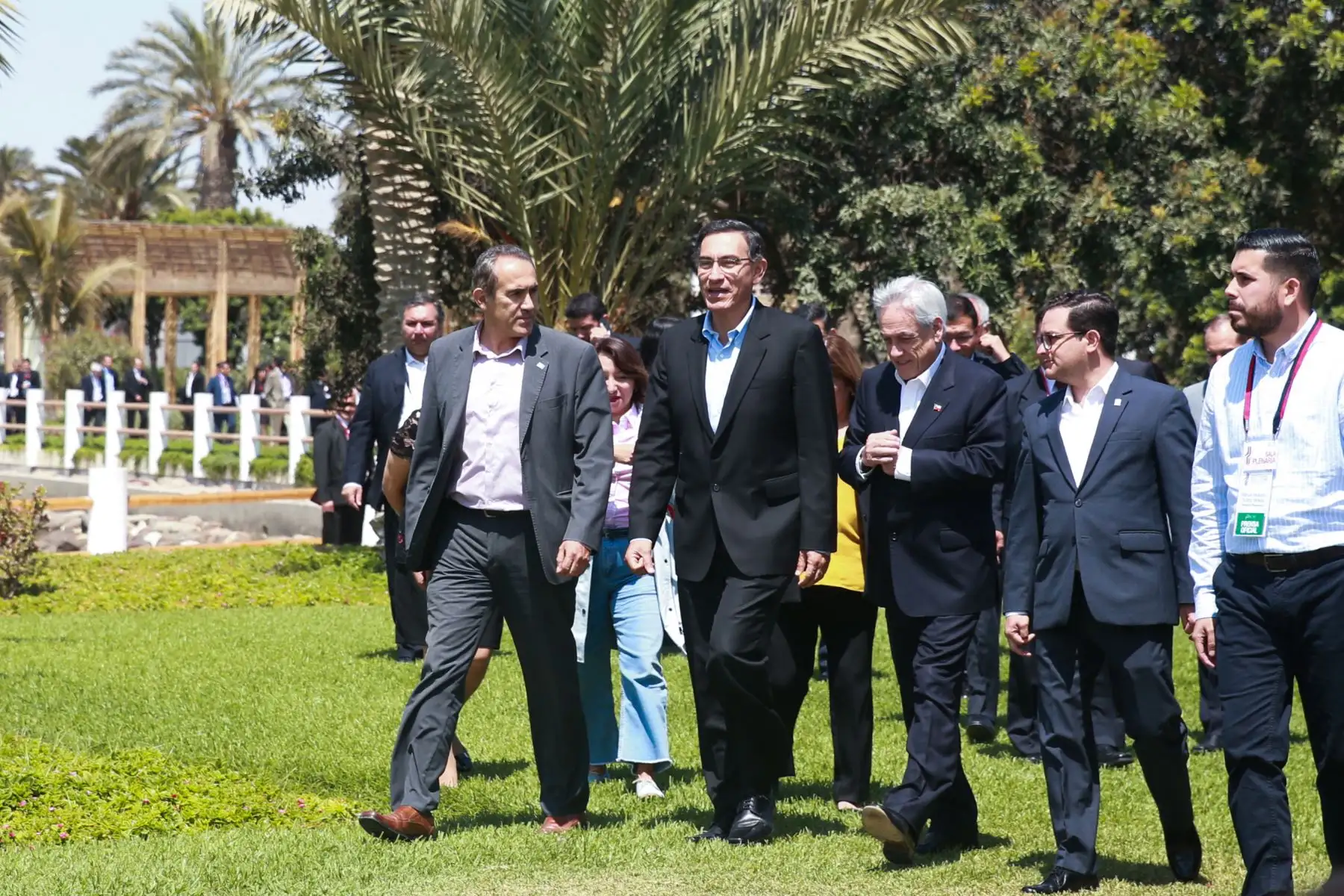 Fotografía Oficial del Encuentro Presidencial y III Gabinete Binacional Perú Chile. Foto: ANDINA/ Jhony Laurente
