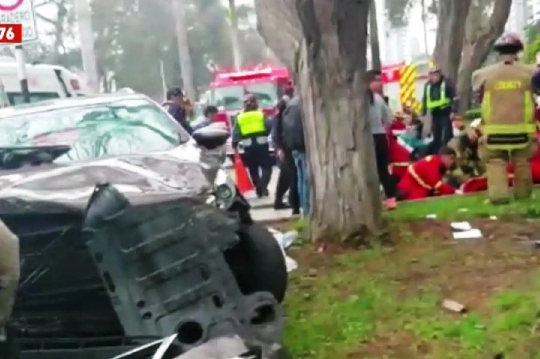Un muerto y dos heridos deja accidente de tránsito en San Isidro. Foto: ANDINA/difusión.