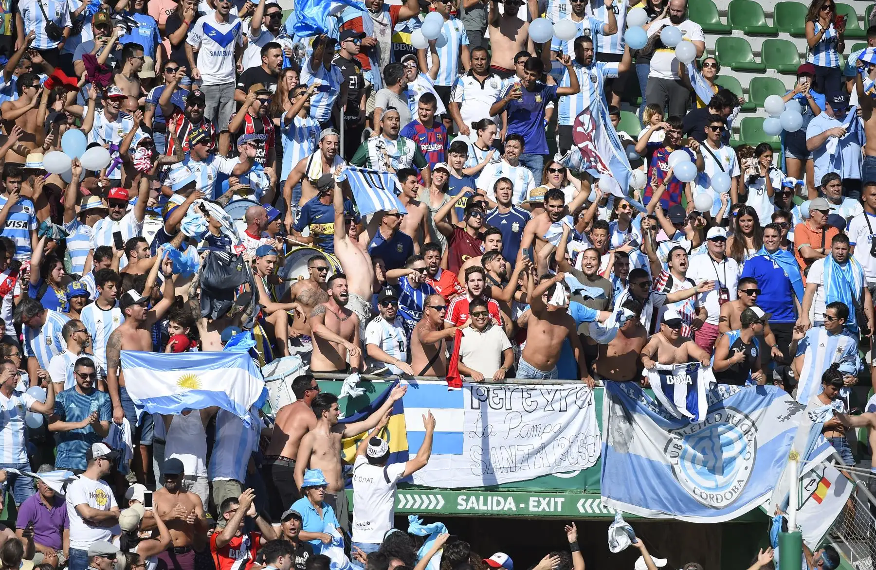 Argentina goleó 6 a 1 a Ecuador en amistoso que se jugó esta mañana en estadio Matínez Valero, en España. Foto: AFP