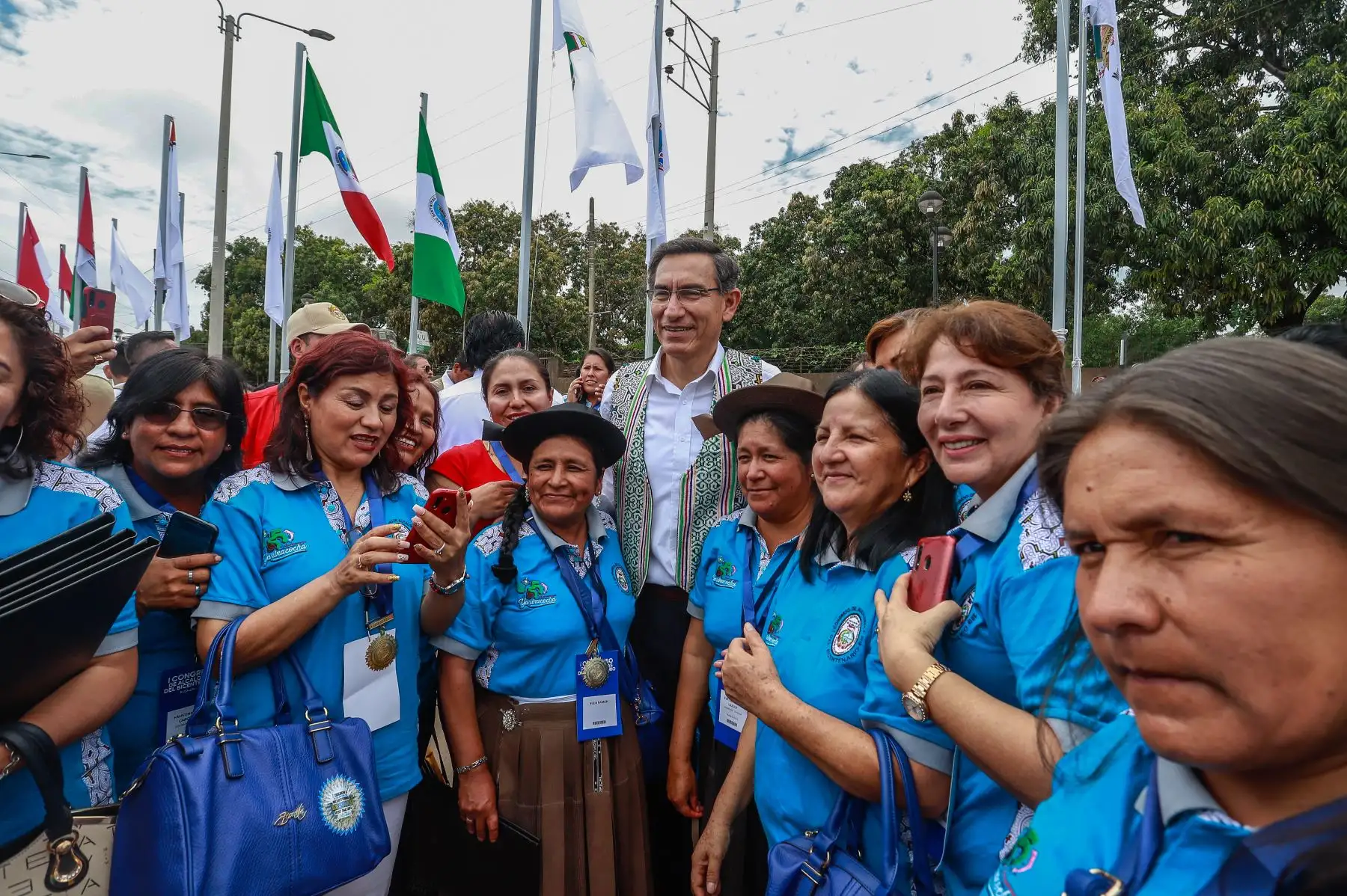 Presidente Martín Vizcarra clausura el I Congreso de Alcaldesas del Bicentenario en Pucallpa. Foto: ANDINA/Prensa Presidencia
