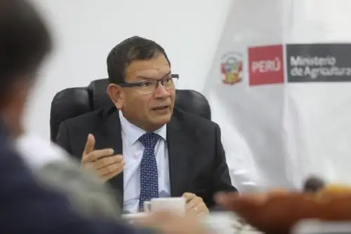 Ministro de Agricultura y Riego, Jorge Montenegro. Foto: Cortesía.