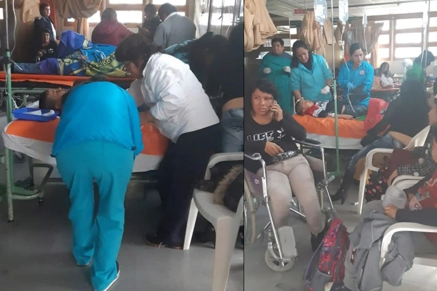Despiste de vehículo deja al menos 10 heridos en la sierra de Áncash.