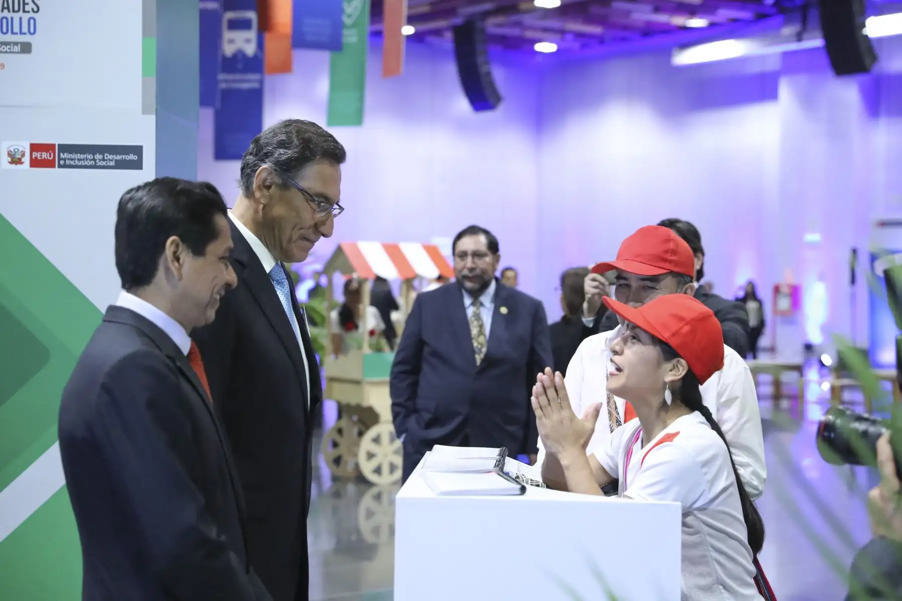 El presidente Martín Vizcarra, inaugura la VIII Semana de Inclusión Social. Foto: ANDINA/ Prensa Presidencia