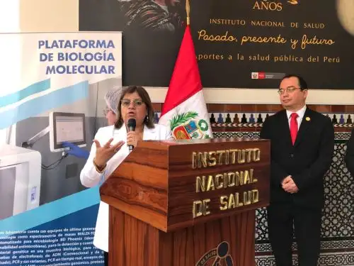 Ministra de Salud, Zulema Tomás Gonzáles.