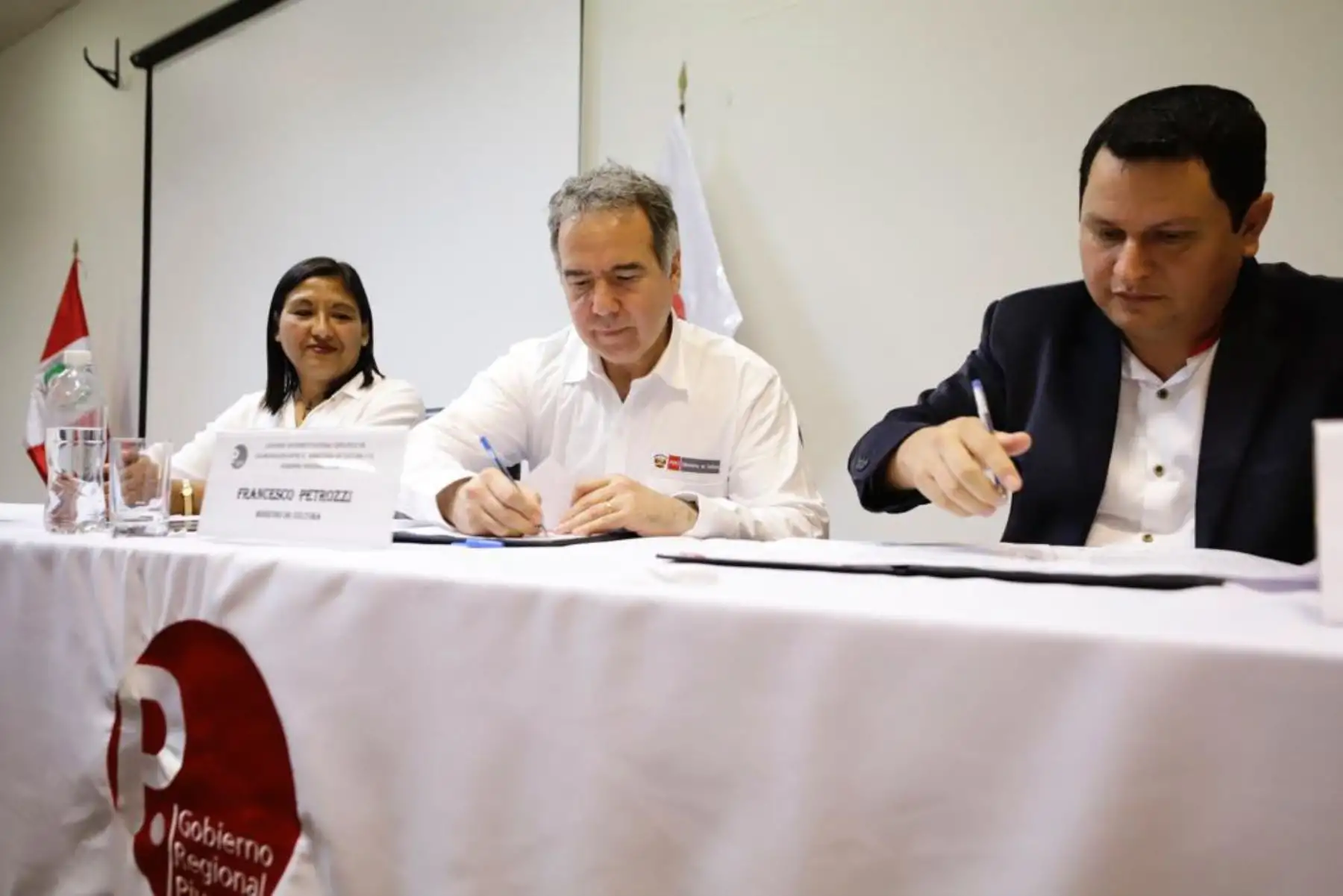 Ministerio de Cultura firma convenio con el Gobierno Regional de Piura para poner en valor centro cultural San Miguel. ANDINA/Difusión