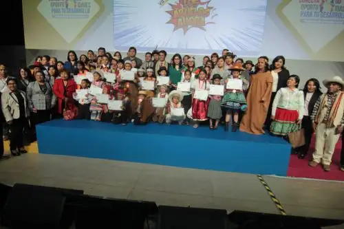El titular del Midis, Jorge Meléndez, presidió la premiación de los ganadores del concurso Los Abuelos Ahora, en el que participaron escolares de 2,703 colegios públicos y privados del país.