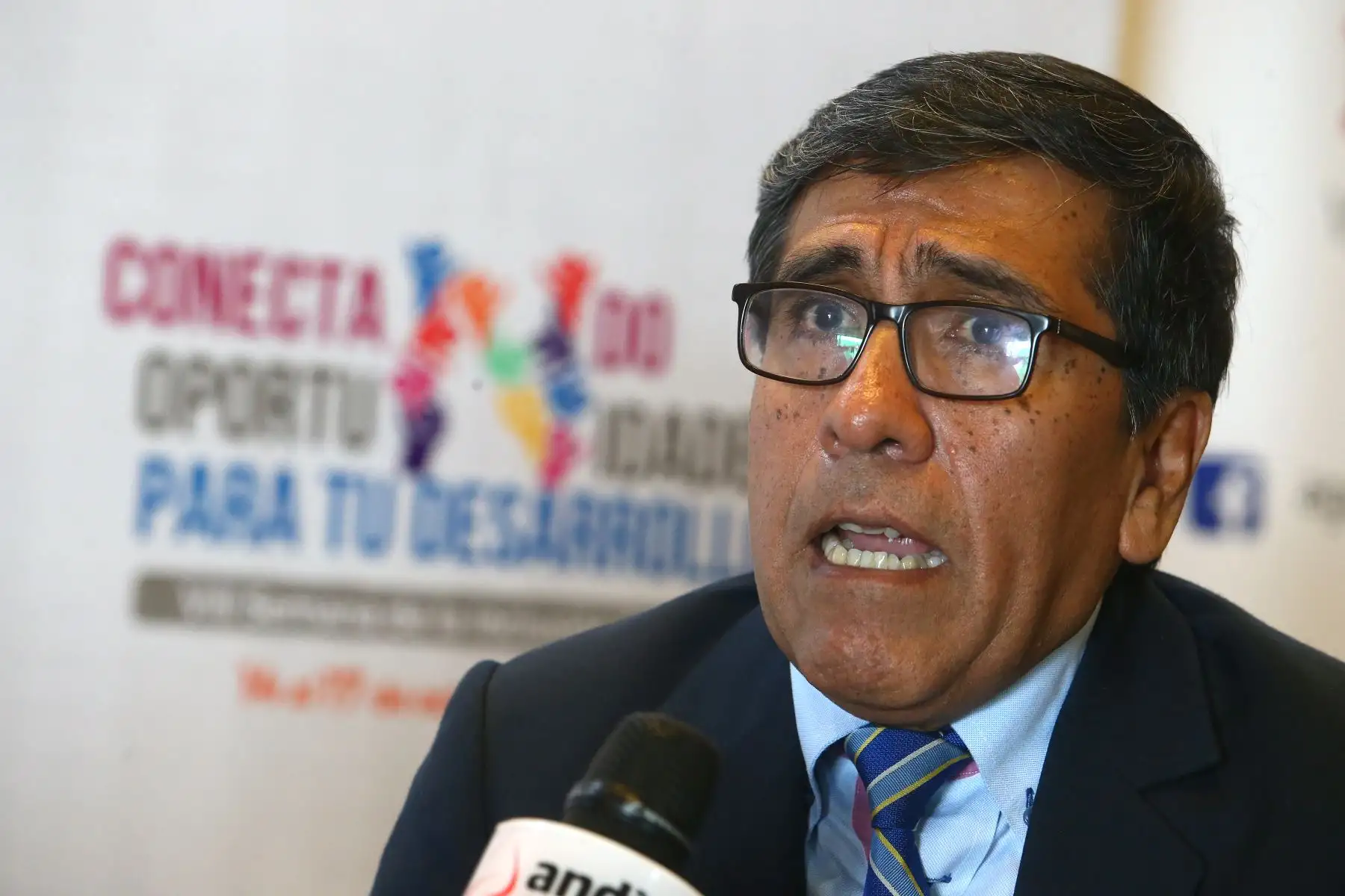 Presidente ejecutivo del Banco de la Nación, Luis Alberto Arias Minaya. ANDINA/Héctor Vinces