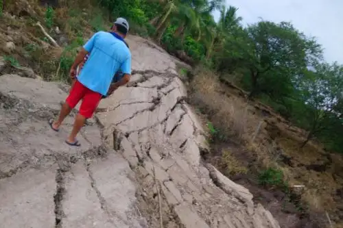 El Gobierno declaró el estado de emergencia en localidad de Naranjos Alto, distrito de Cajaruro por deslizamiento de masa. ANDINA/Difusión