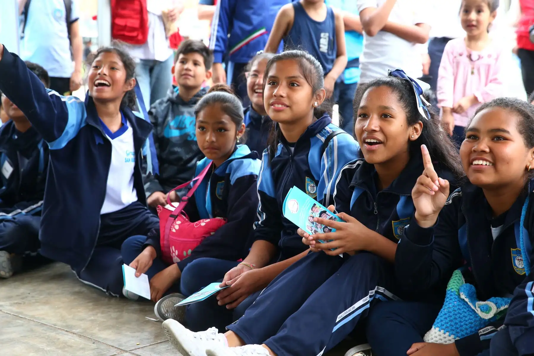 Niños de pueblos originarios muestran los saberes ancestrales de sus comunidades en la Feria Tinkuy 2019.  Foto: ANDINA/Melina Mejía