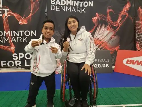 Pilar Jauregui destacó en certamen parabádminton disputado en Dinamarca